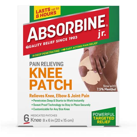 Herbal Knee Patch Knee Pain Relief Patches,24Pcs Wormwood Herbal Deep ...