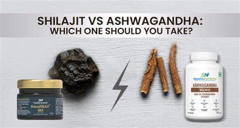 Shilajit vs Ashwagandha: Which One Should You Take? – Steadfast Nutrition