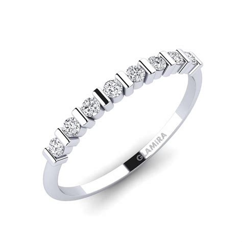 Order GLAMIRA Ring Harriet in Round cut 0.28 Carat 14ct White Gold ...