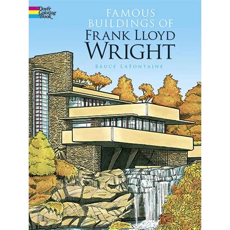 Famous Buildings of Frank Lloyd Wright Coloring Book (Dover American ...
