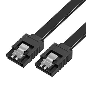 GANIX SATA Cable III 6Gbps Straight HDD SDD Data Cable with Locking ...