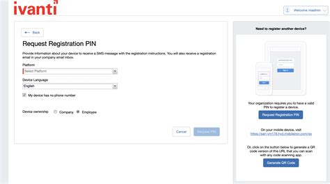 What users see after they login