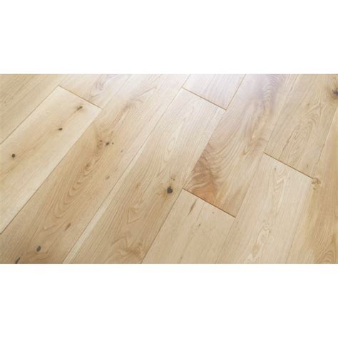 Natural Prime Oak Solid Wood Flooring 18mm x 150mm Brushed Oiled