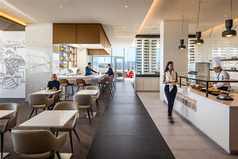 Complimentary food in the Air Canada lounge at SFO