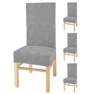 Yellow Weaves Elastic Stretchable Dining Chair Covers, Removable ...