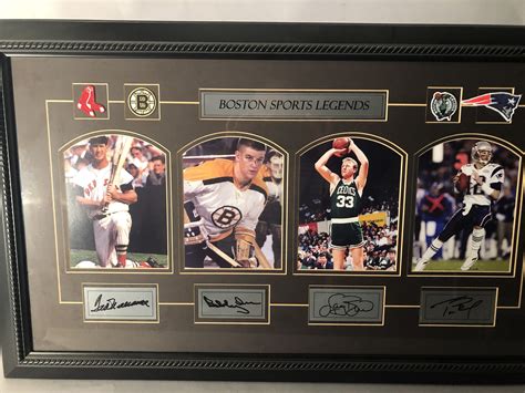 Boston Sports Legends Framed Picture - JK Golf