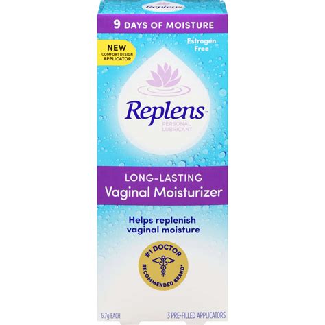 Long-Lasting Vaginal Moisturizer Replens - Clinically Tested, Fragrance ...