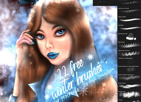 Winter Holiday Procreate Brushes - GraphicsBunker
