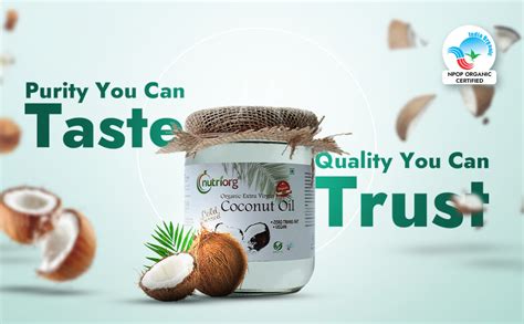 Nutriorg Extra Virgin Coconut Oil : Amazon.in: Grocery & Gourmet Foods
