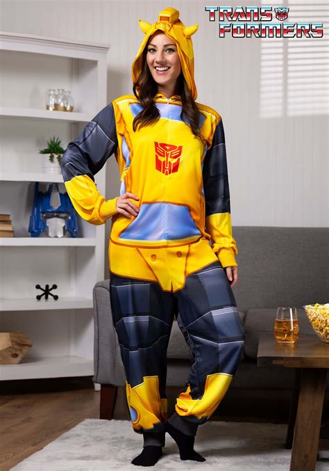 Transformers Bumblebee Onesie for Adults