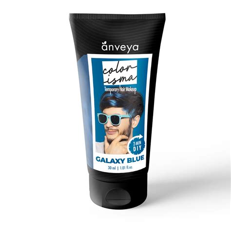 Anveya Colorisma Hair Makeup Temporary 1 Day Hair Colour Galaxy Blue