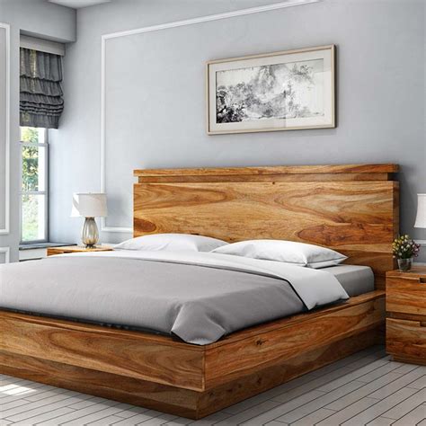 10+ Wooden Bed Frame Room Ideas