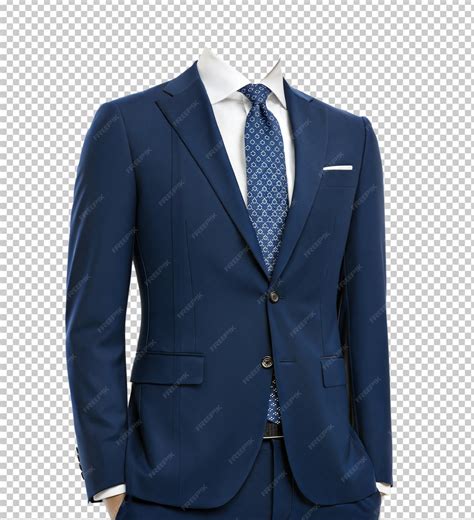 Elegant navy blue suit with tie white shirt and pocket square for ...