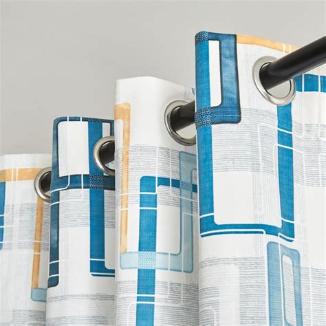 Buy Lavish Bison Set of 2 Velvet Printed Light Filtering Door Curtains ...