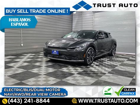 Used 2022 Kia EV6 Wind AWD Luxury Electric SUV for sale in Sykesville, MD at Trust Auto | VIN ...