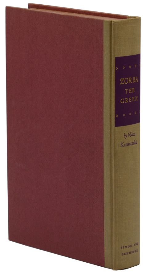 Zorba the Greek by Kazantzakis, Nikos: Near Fine Hardcover (1953) First ...