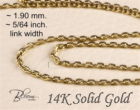 14K Gold Chain Necklace Mens Gold Chain for Men Anchor Gold Chain Solid ...