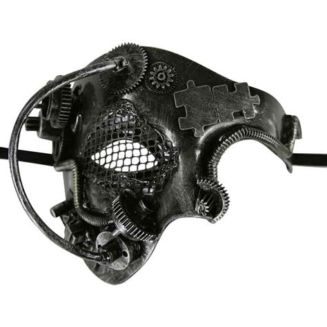 Kayso International Silver Steampunk Terminator Mask by Medieval India ...