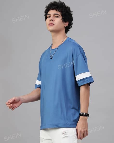 Buy Blue Tshirts for Men by Shein Online | sheinindia.in