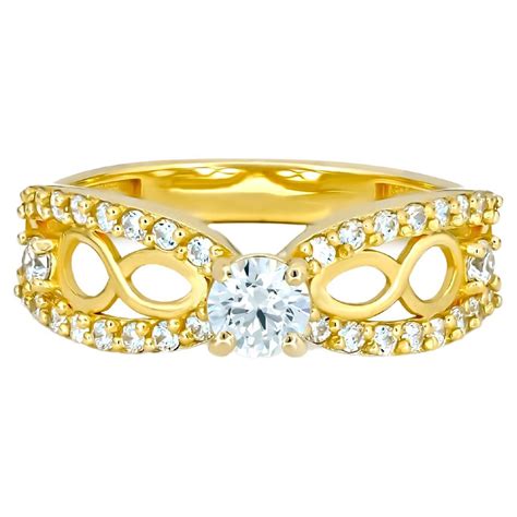 0.5 ct Princess cut moissanite 14k gold ring For Sale at 1stDibs