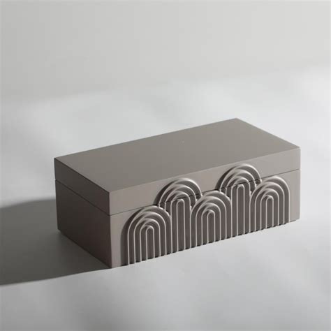 The Contemporary Grey Resin Storage Box only on Decure.in