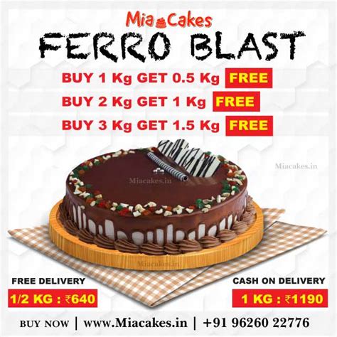 Buy 1 Kg Red Velvet Cake, Get 1/2 Kg Free, in chennai