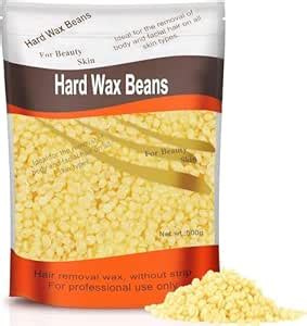 Plenteous Hard Wax Beads, 100G Painless Hard Wax Beans with 10 ...
