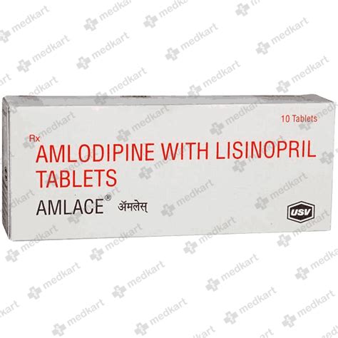 AMLACE 5MG TABLET 10'S, Price, Composition & Generic Alternatives - Medkart