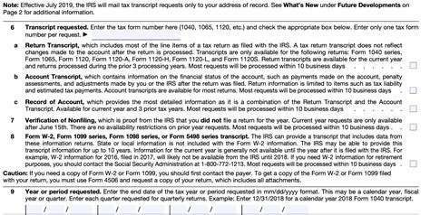 Image result for IRS Transcript Request