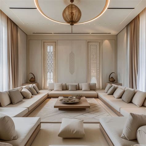 house design includes a modern stylish Arabic majlis seating area ...