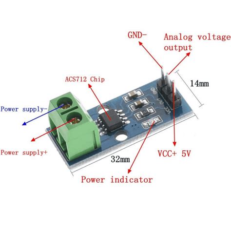 Buy 20A ACS712 Current Sensor Online in India | Robocraze