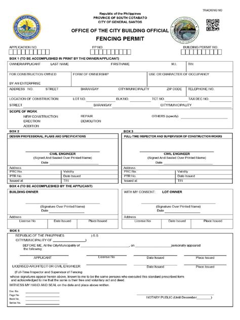 Image result for Fence Permit Example