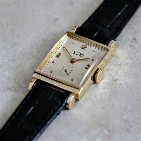 Vintage VULCAIN Wristwatch Swiss Stroboscopic Movement Caliber 708 17 – SECOND HAND HOROLOGY