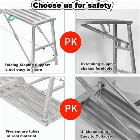 DCHOOD Stepladders Scaffolding Platform Multipurpose Steel India | Ubuy