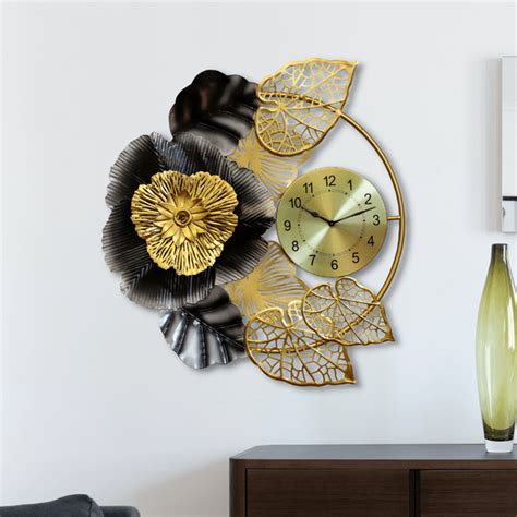 Buy The Floral Mesh Wall Clock Online at woodentwist – WoodenTwist