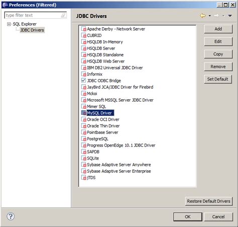 JDBC in Eclipse Using MySQL 的图像结果