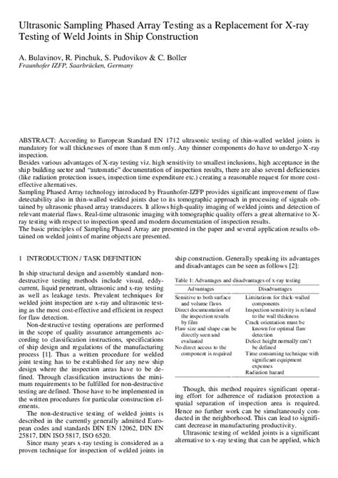 Image result for Phased Array Weld Testing