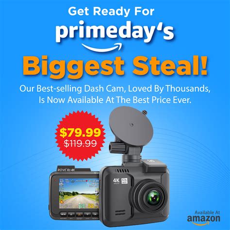 Get ready for Prime Day's biggest steal! Our best-selling dash cam, loved by thousands, is now ...