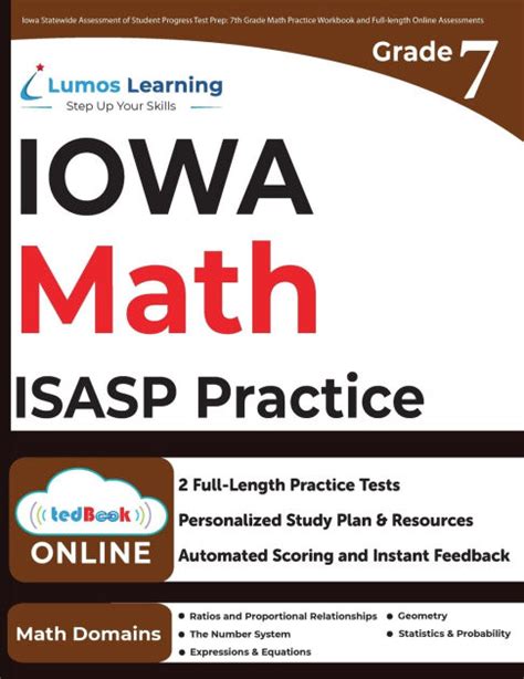 Iowa Statewide Assessment of Student Progress Test Prep: 7th Grade Math ...