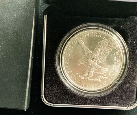 2021-W 1oz .999 FINE SILVER EAGLE BRILLIANT UNCIRCULATED DOLLAR COIN ...
