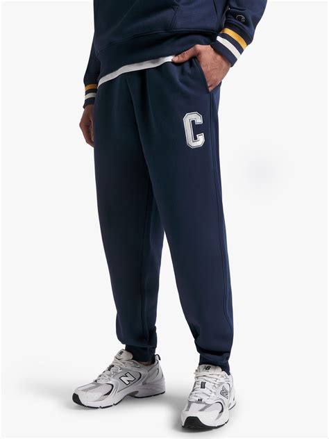 Champion Men's Navy Blue Sweatpants - Bash.com