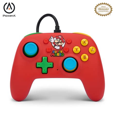 Kjøp PowerA Nano Wired Switch Controller - Mario Medley /Nintendo ...