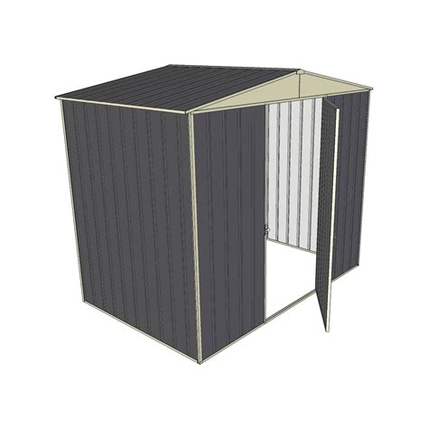 Build-a-Shed 2.3 x 1.5 x 2.3m Single Hinge Door Garden Shed - Grey ...