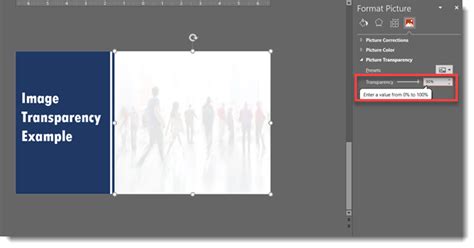 Image result for How to Set Transparency in PowerPoint