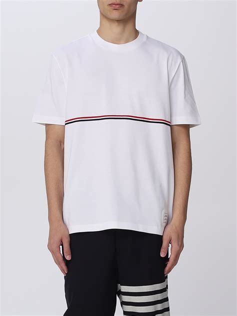 Thom Browne Outlet: cotton t-shirt - White | Thom Browne t-shirt ...