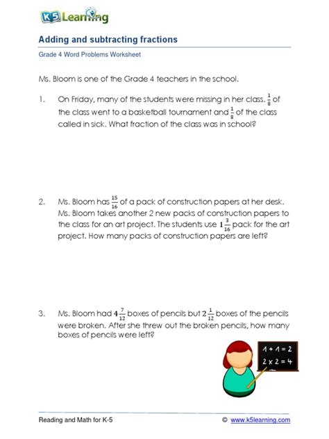 Image result for Grade 4 Math Problems