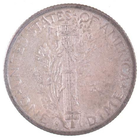 Unc BU MS 1944-S US Mercury 90% Silver Dime Coin Collection Lot Set ...