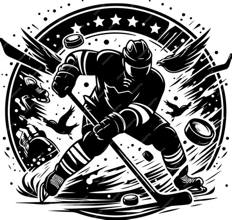 Hockey Black and White 的图像结果