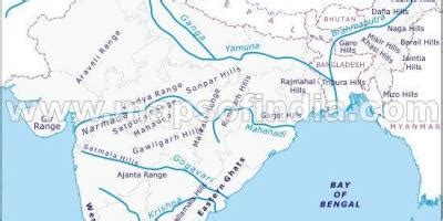 印度河地图在印度的印度河地图的印地文(南方亚洲-亚洲)