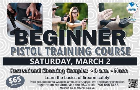 Beginner Pistol Training Course, Recreational Shooting Complex, 7839 ...